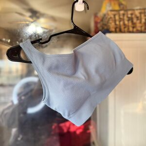 Blue OQQ bra/crop top Size Medium padded